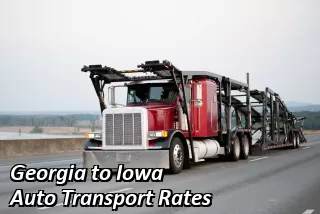Georgia to Iowa Auto Transport Rates