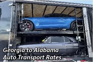 Georgia to Alabama Auto Transport Rates