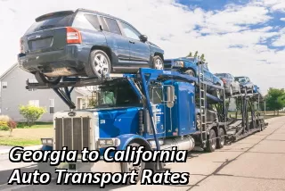 Georgia to California Auto Transport Rates