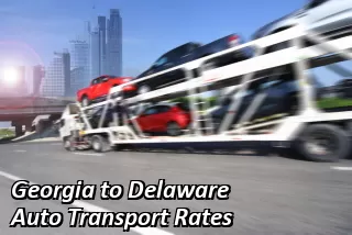 Georgia to Delaware Auto Transport Rates