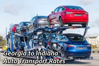 Georgia to Indiana Auto Transport Rates