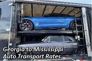 Georgia to Mississippi Auto Transport Rates