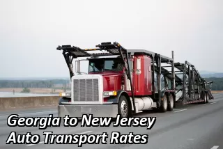 Georgia to New Jersey Auto Transport Rates