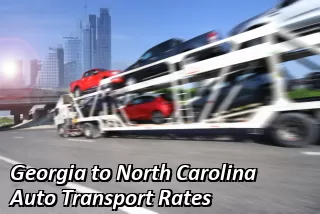 Georgia to North Carolina Auto Transport Rates
