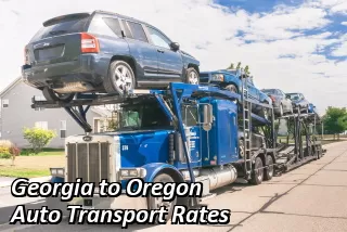 Georgia to Oregon Auto Transport Rates