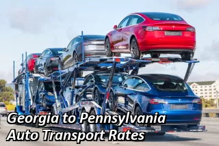Georgia to Pennsylvania Auto Transport Rates