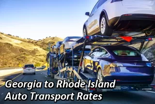 Georgia to Rhode Island Auto Transport Rates