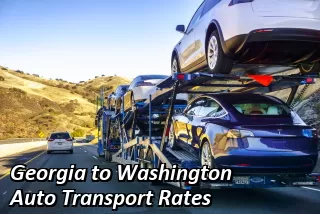 Georgia to Washington Auto Transport Rates